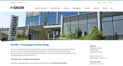 Desktop Screenshot of idkom.de
