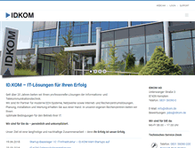 Tablet Screenshot of idkom.de